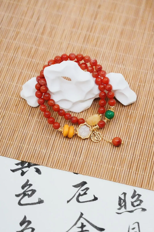 My Store Radiant Beauty – Southern Red Agate Fortune Bracelet