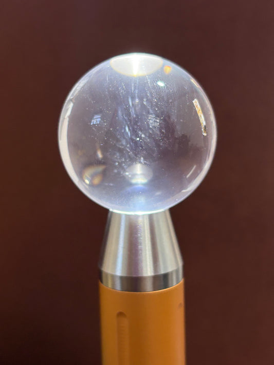 Soular Blue Needle Crystal Ball Ornament